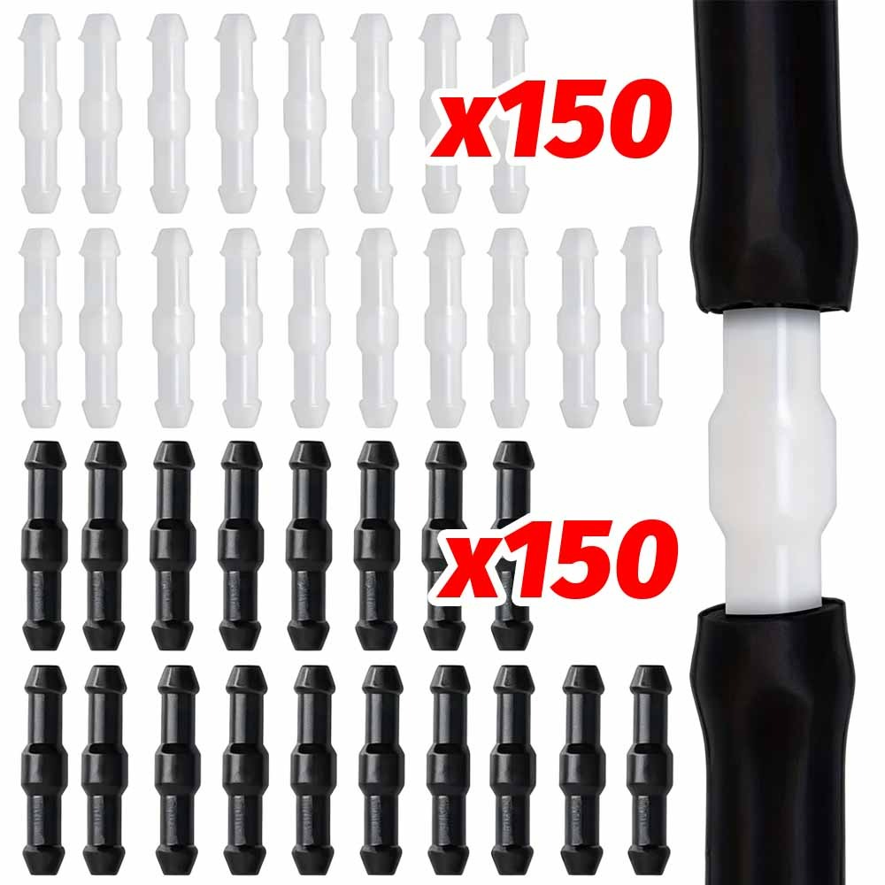 Car Wiper - Black+White Straight Connector Car Windshield Spray