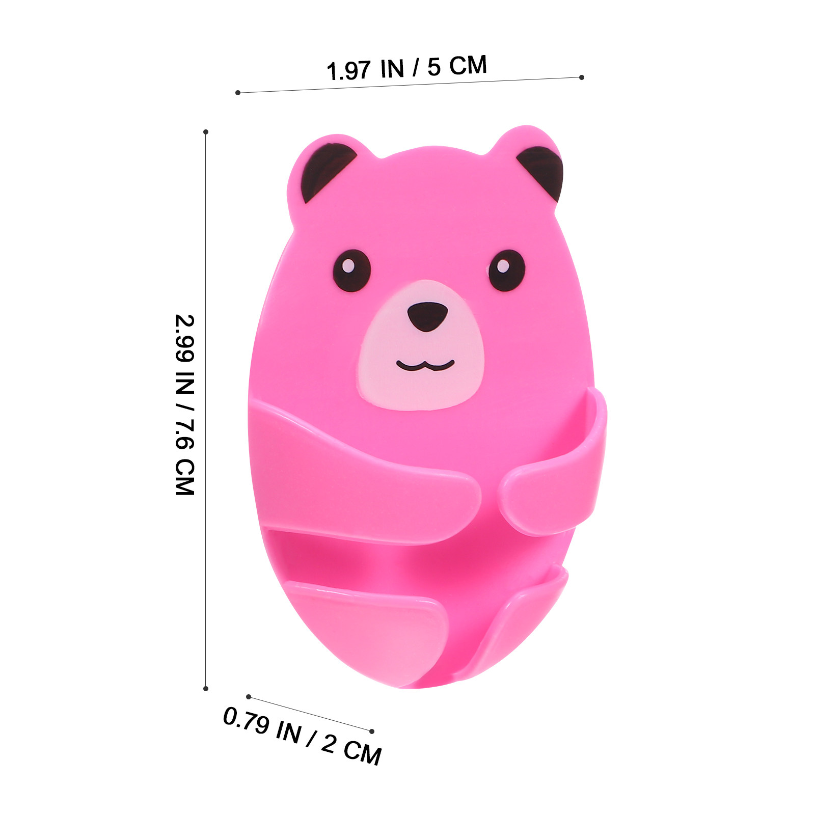 12Pcs Plug Hooks Cute Bear Adh - Car Organizer ulasan dan harga