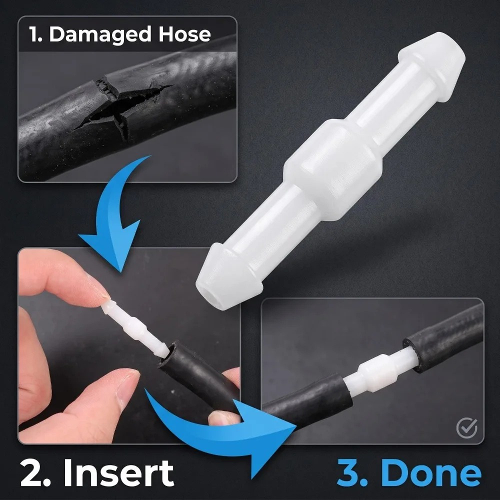 Black+White Straight Connector - Car Wiper ulasan dan harga