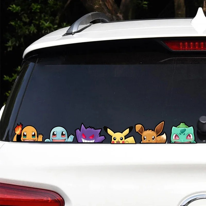 Cute Monster Creative Car Stic - Car Accessories Japanese ulasan dan harga